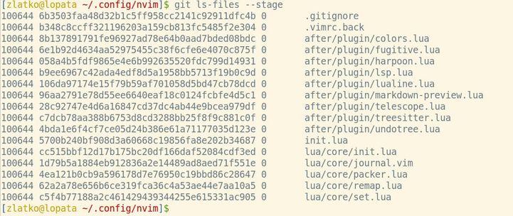 Git and three copies of a file